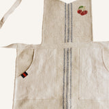 market apron | blue