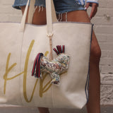 bag charm | race day