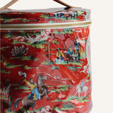 teddy train case | red cowboy
