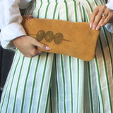 morrison clutch | suede | make it dirty