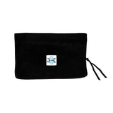 pierce pouch | jockey silks | black suede