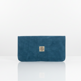 pierce pouch | french blue suede | silks