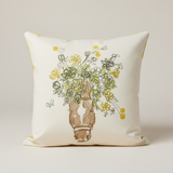 square pillow | wonder in bloom