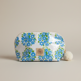 no. 4 small cosmetic | blue floral