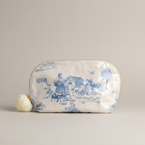 no. 4 small cosmetic | blue toile