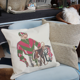 square pillow | jockey