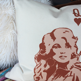 square pillow | dolly