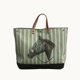 lenny large | green stripe with horsehead