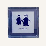 custom image acrylic tray