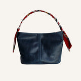 pascal bucket bag | navy leather