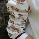brooks button-down | brown toile