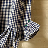 jennings blouse | midnight gingham