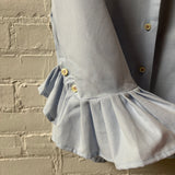 jennings blouse | powder blue