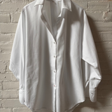 brady boyfriend shirt | blanc white