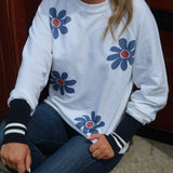 sweatshirt | star spangled daisy