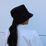 beau bucket hat | tobacco suede