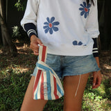 presley pouch | sailor stripe
