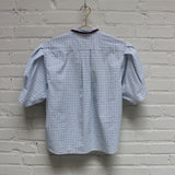 miller shirt | sky and navy check | M