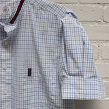 miller shirt | sky and navy check | M