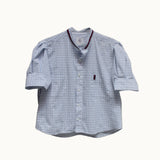 miller shirt | sky and navy check | M