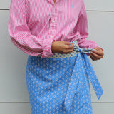 johnny wrap skirt | french floral