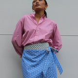 johnny wrap skirt | french floral