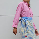 johnny wrap skirt | french floral