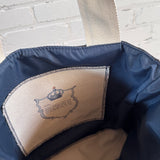 lenny tote | navy dot