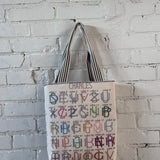 monogram tote