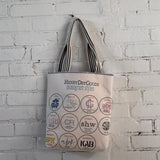 monogram tote