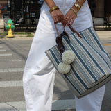 miles bucket bag | stripes