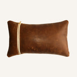 lumbar pillow | suede | running horses