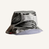 beau rain hat | mod black floral