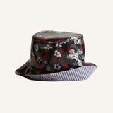 beau rain hat | mod navy floral