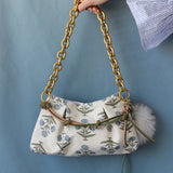 walton chain bag | block print
