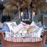 square pillow | holiday horse and jockey