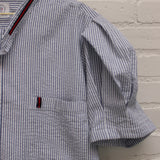 miller shirt | nautical seersucker | L