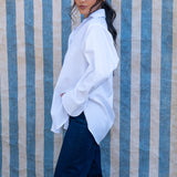 brady boyfriend shirt | blanc white
