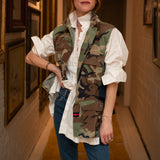 the fritz vest | detachable fur collar