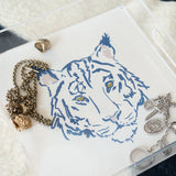 acrylic tray | blue la fauve