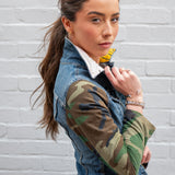 THE denim jacket | blush fleur