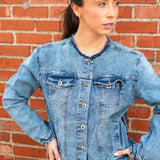 THE denim jacket | blue tiger
