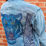 THE denim jacket | blue tiger