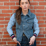THE denim jacket | ditsy floral