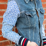 THE denim jacket | ditsy floral