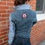 THE denim jacket | ditsy floral
