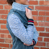 THE denim jacket | ditsy floral