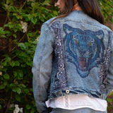 THE denim jacket | blue tiger