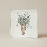 acrylic tray | wonder in bloom | blue