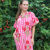day dress | poppy stripe